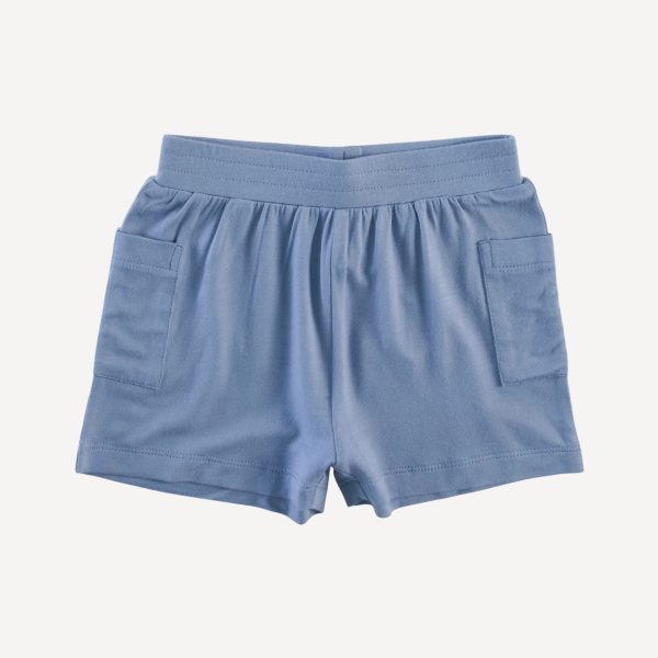 patch pocket short | stone wash | bamboo on Sale