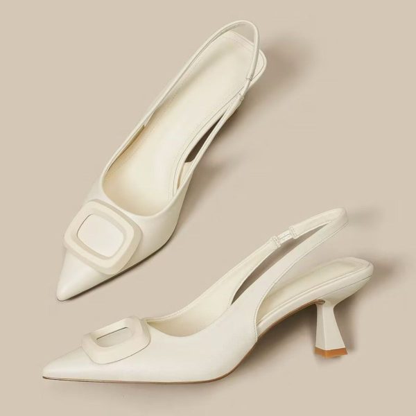 Hazel Blues® |  Slingback Pointed Toe Pumps For Cheap - Image 4