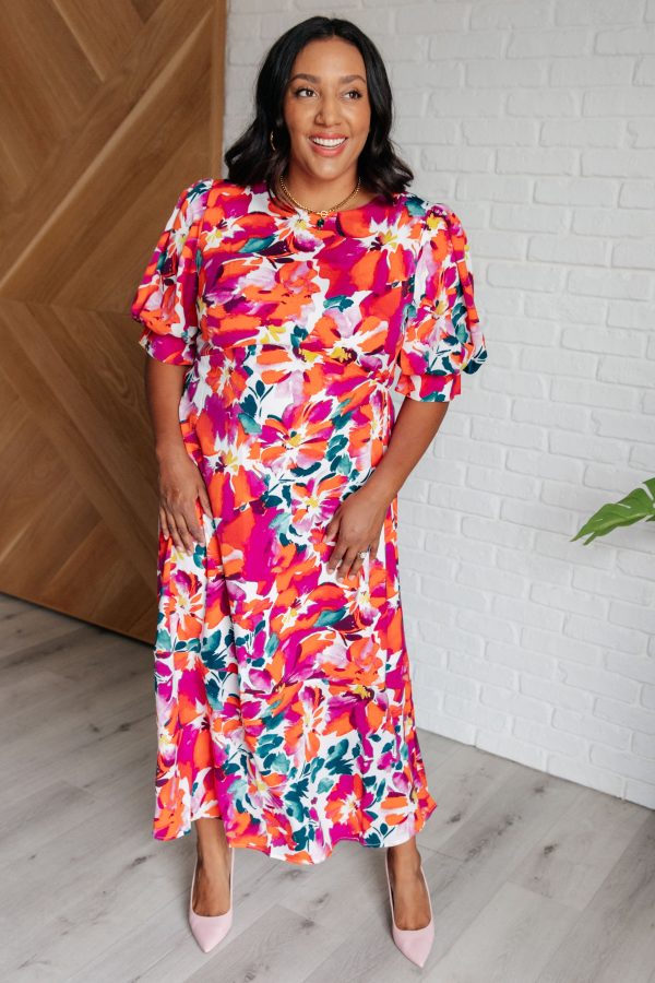 Hazel Blues® |  Stroll in the Park Floral Dress For Sale - Image 3