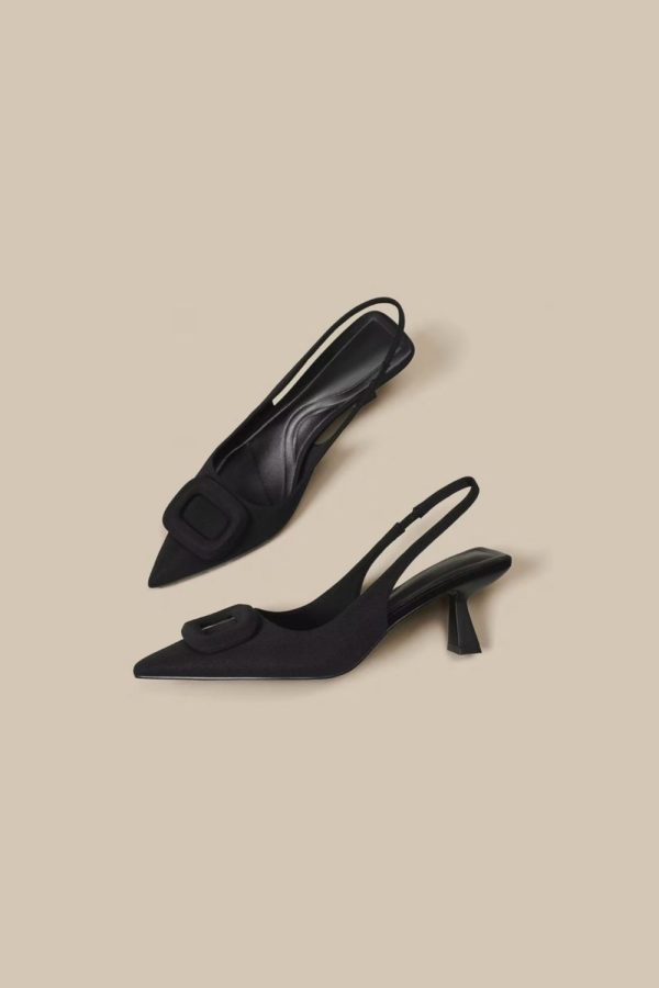 Hazel Blues® |  Slingback Pointed Toe Pumps For Cheap - Image 5
